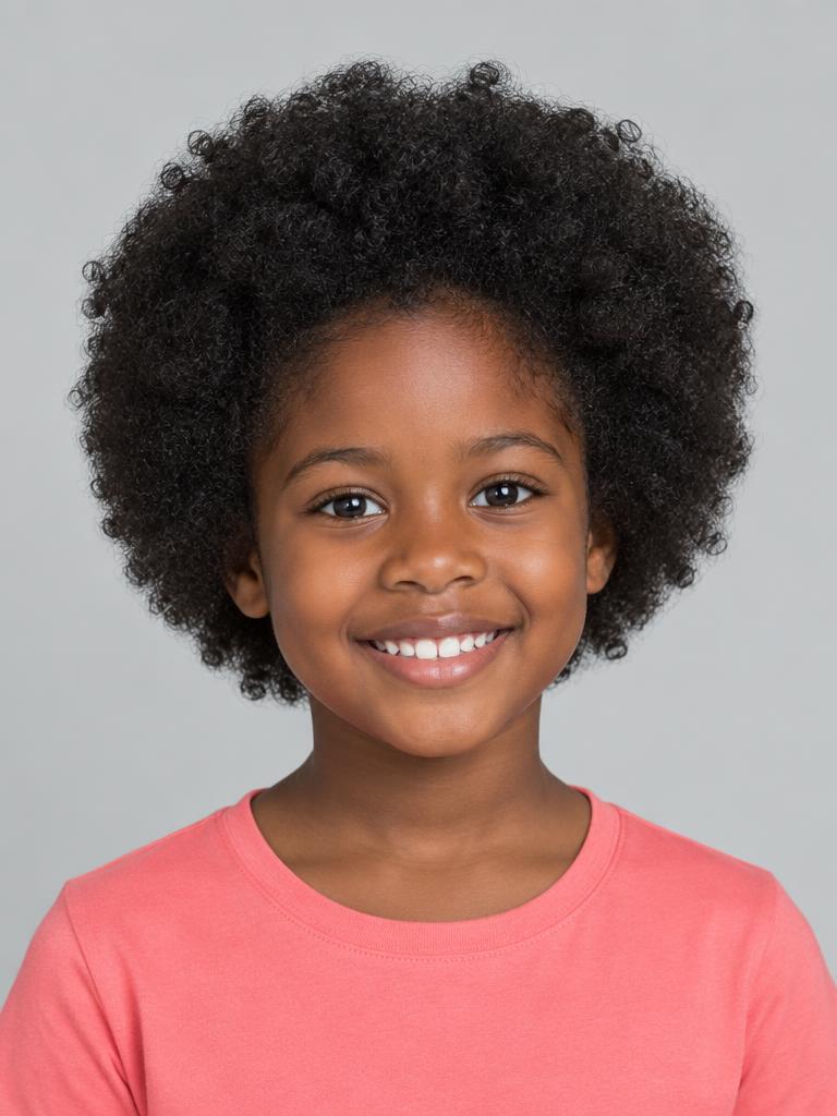 Sample portrait — Natural curls