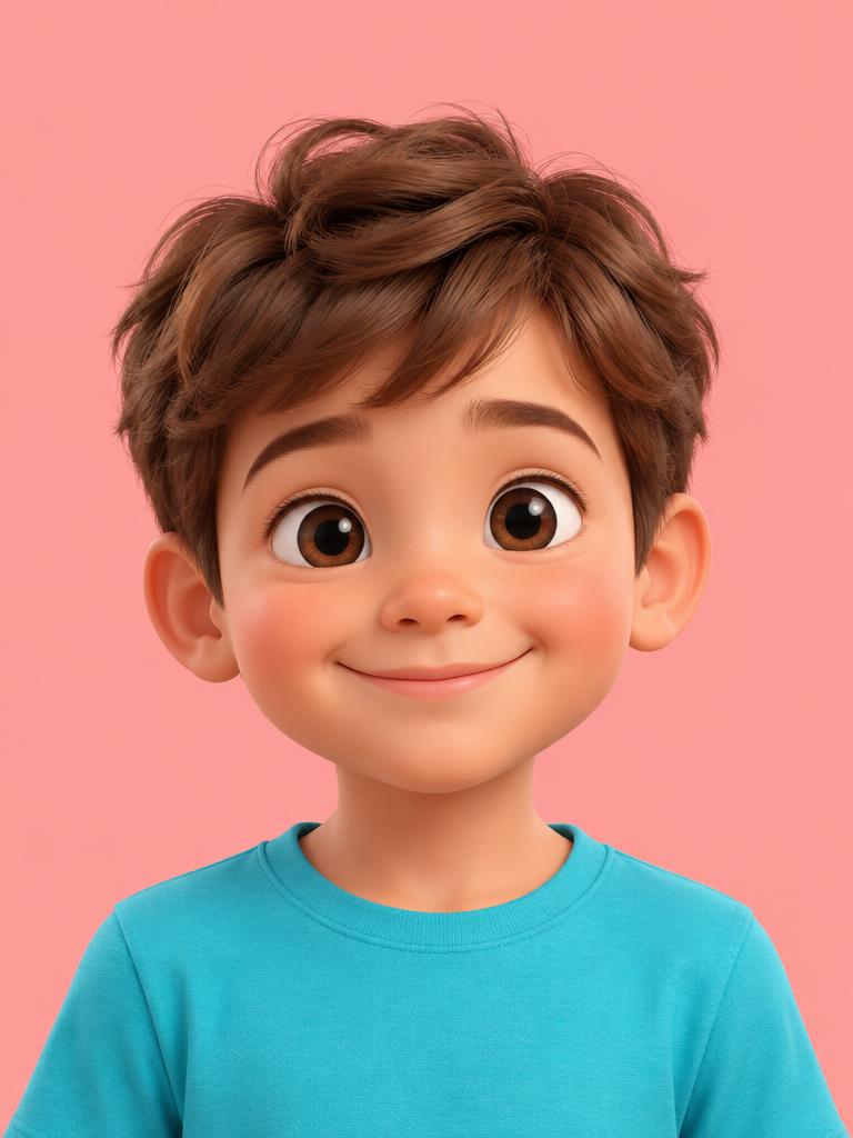 Sample portrait — 3D character